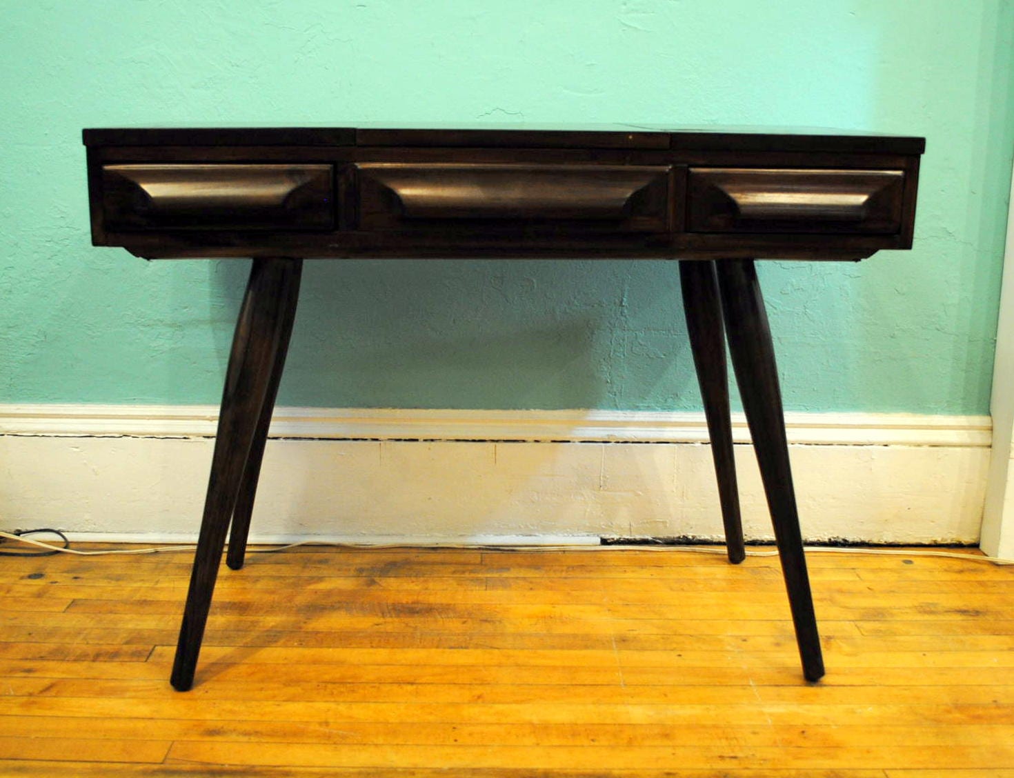 Vintage Desk Vanity Entryway Table Circa