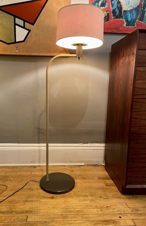 Vintage Lightolier Floor Lamp By Gerald Thurston Circa