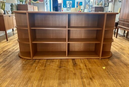 Large Danish Modern Teak Sideboard w/ Hutch Top by Poul Hundevad - Image 14