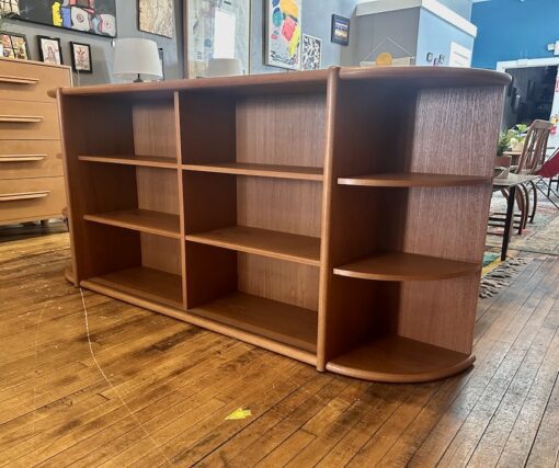 Large Danish Modern Teak Sideboard w/ Hutch Top by Poul Hundevad - Image 16