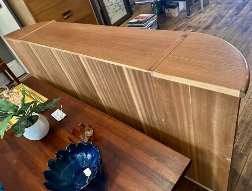 Large Danish Modern Teak Sideboard w/ Hutch Top by Poul Hundevad - Image 20