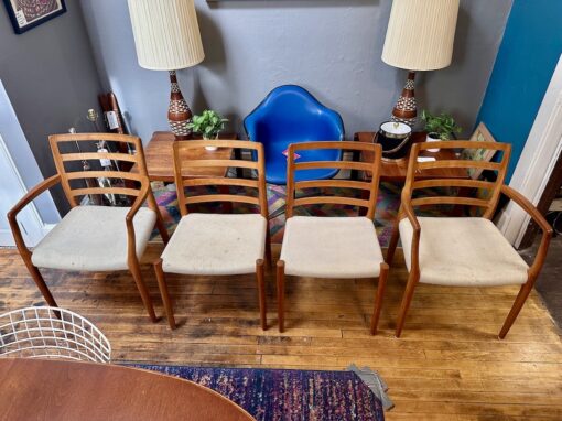 Set of 4 Danish Teak Neils Otto Møller Dining Chairs - Image 16