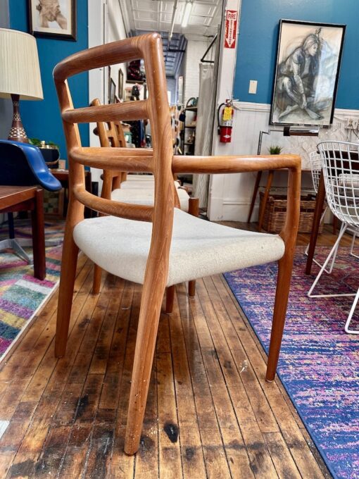 Set of 4 Danish Teak Neils Otto Møller Dining Chairs - Image 4