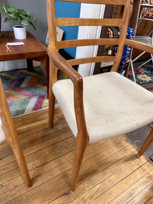 Set of 4 Danish Teak Neils Otto Møller Dining Chairs - Image 6