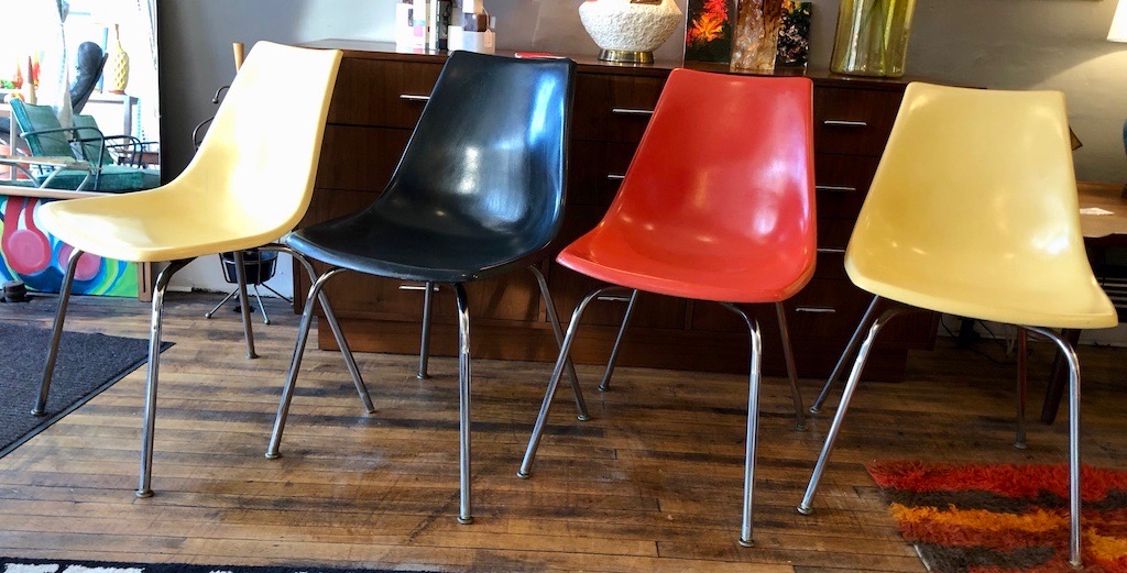 Fiberglass chairs 1960 new arrivals