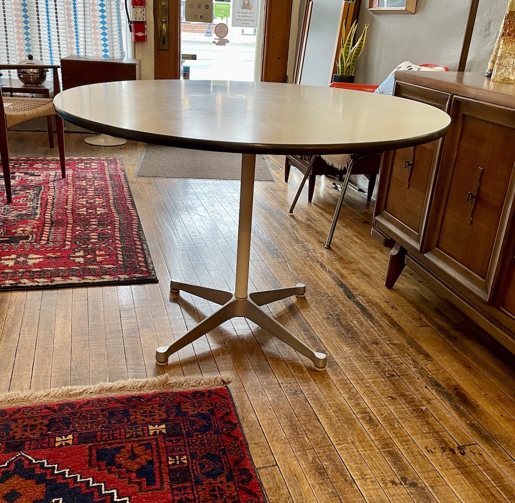 herman miller round dining table