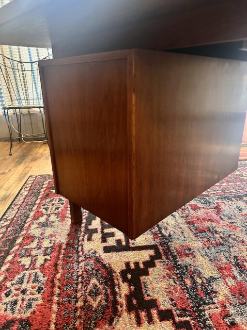 Mid Century Walnut Jens Risom Executive Desk - Image 6