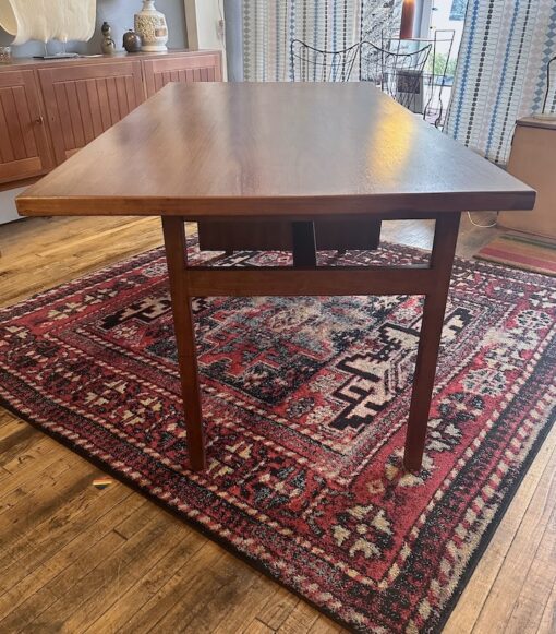 Mid Century Walnut Jens Risom Executive Desk - Image 7