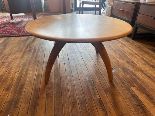 Heywood Wakefield Wishbone Lazy Susan Round Coffee Table 1950s - Image 2