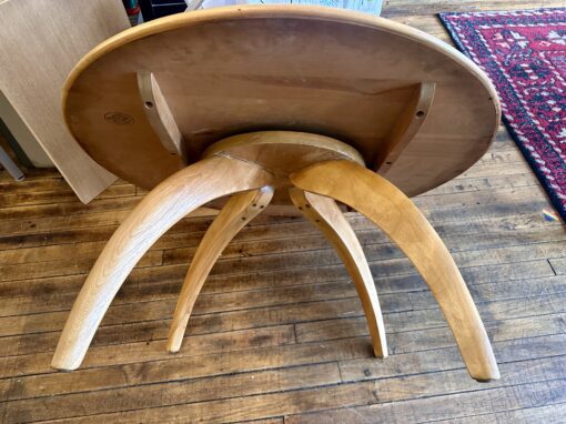 Heywood Wakefield Wishbone Lazy Susan Round Coffee Table 1950s - Image 4