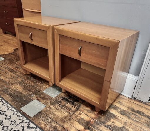 Pair of 1950s Nightstands by John Stuart - Image 4