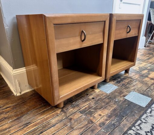 Pair of 1950s Nightstands by John Stuart