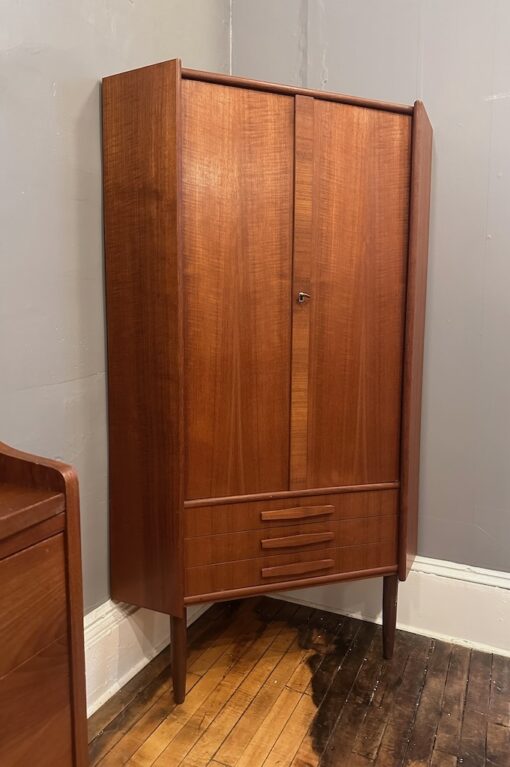 Danish Modern Teak Corner Cabinet - Image 3