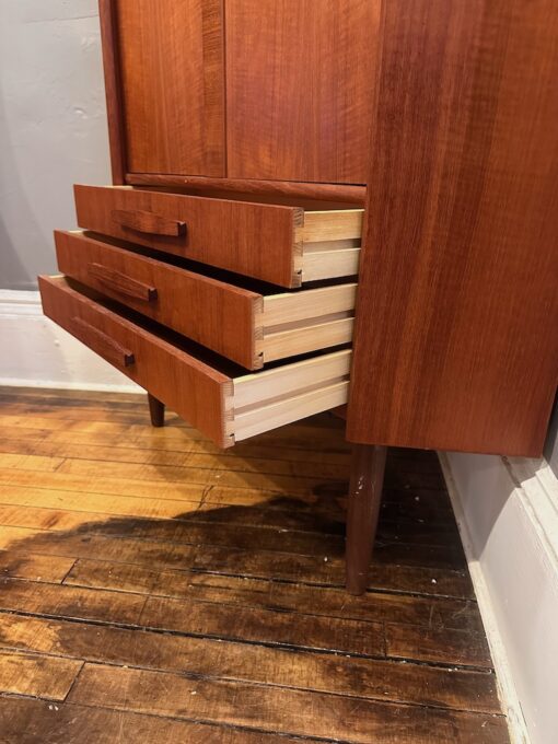 Danish Modern Teak Corner Cabinet - Image 4