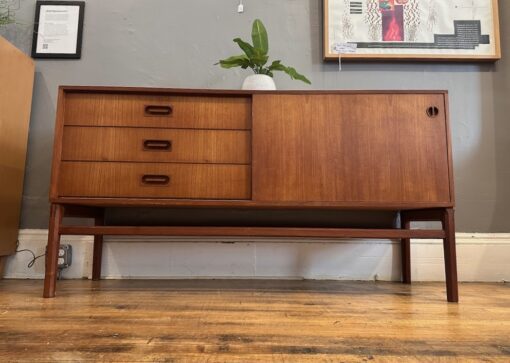 Danish Modern Teak Credenza - Image 4