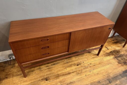 Danish Modern Teak Credenza - Image 5