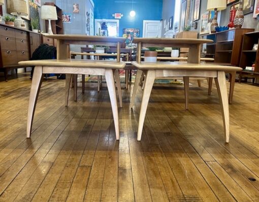Pair of Restored Heywood Wakefield Step End Tables - Image 2