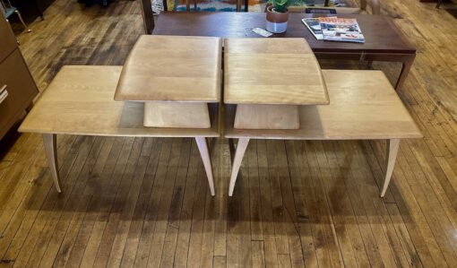 Pair of Restored Heywood Wakefield Step End Tables - Image 3