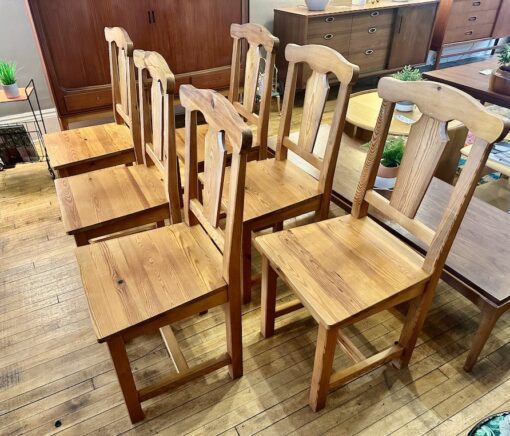 Set of 6 Scandinavian Design Dining Chairs - Image 3