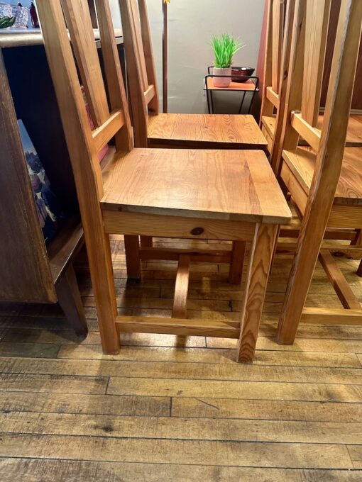 Set of 6 Scandinavian Design Dining Chairs - Image 8