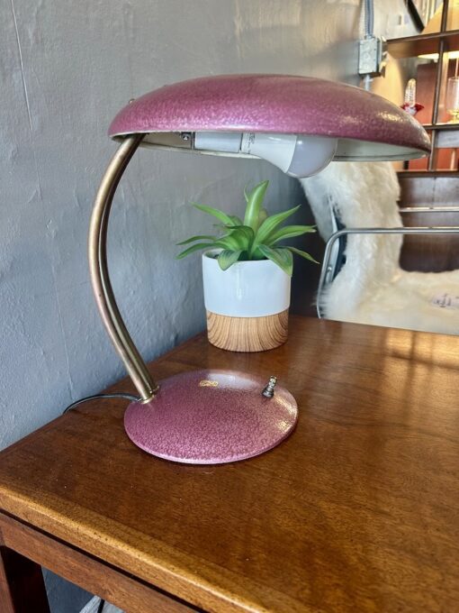 Mid Century Bauhaus German Saucer Desk Lamp - Image 2