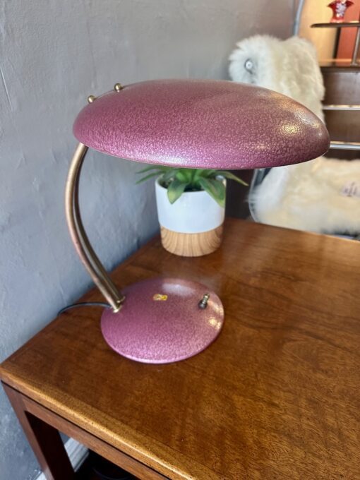 Mid Century Bauhaus German Saucer Desk Lamp