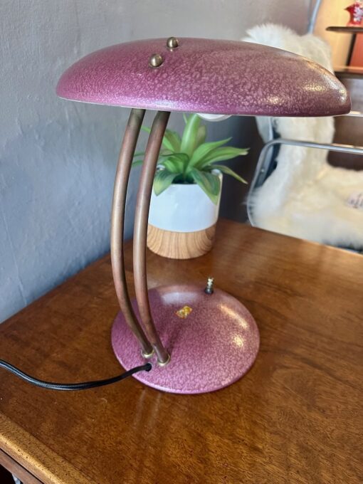Mid Century Bauhaus German Saucer Desk Lamp - Image 4