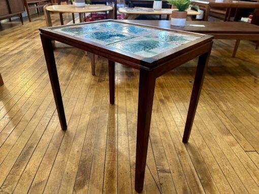 Danish Rosewood & Tile Side Table