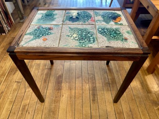 Danish Rosewood & Tile Side Table - Image 5