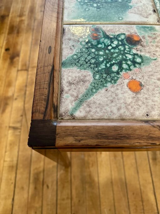 Danish Rosewood & Tile Side Table - Image 4