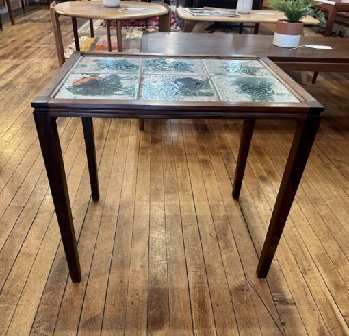 Danish Rosewood & Tile Side Table - Image 3