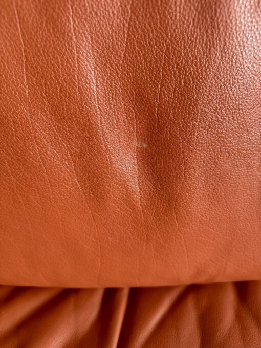 Danish Leather & Beech Three Seater Sofa by Stouby - Image 8