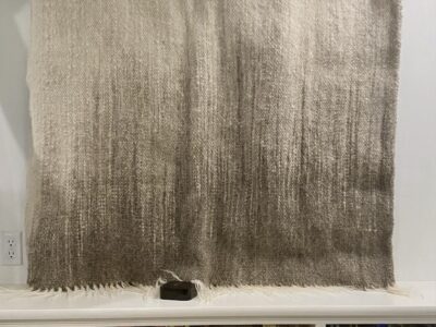 Handwoven Wool Tapestry -Earthy ,Textural, Timeless