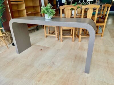 Post Modern Textured Waterfall Console Table
