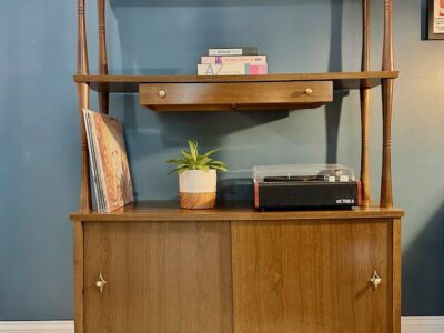 1950s Room Divider /Storage Cabinet/Display Shelf