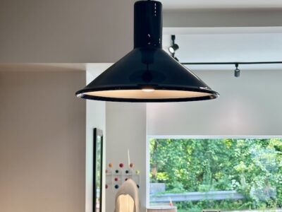 Holmegaard Glass Pendant Light by Michael Bang 1970s