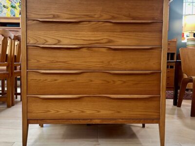 Mid Century Oak Heywood Wakefield Tall Dresser