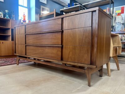 Kent Coffey 'Predicta' 9 Drawer Lowboy Dresser