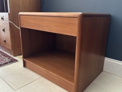 Vintage Danish Teak Nightstand by Ejvind Johansson