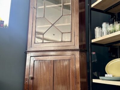 Antique Georgian Style Corner Cupboard