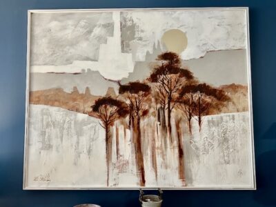 Large Lee Reynolds Abstract Sunrise Painting