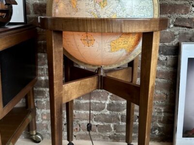 Vintage Replogle Finley Illuminated Floor Globe
