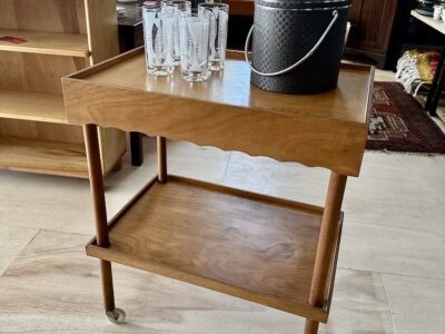 1950s Swedish Serving Trolley / Bar Cart