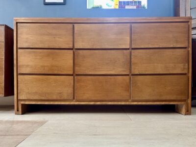 9 Drawer Lowboy by Leslie Diamond for Conant Ball