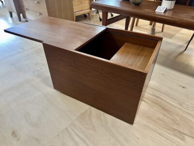 Jesper Danish Mid-Century Modern Teak Rolling Storage Chest