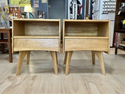 Pair of Heywood Wakefield "Trophy" Series Nightstands