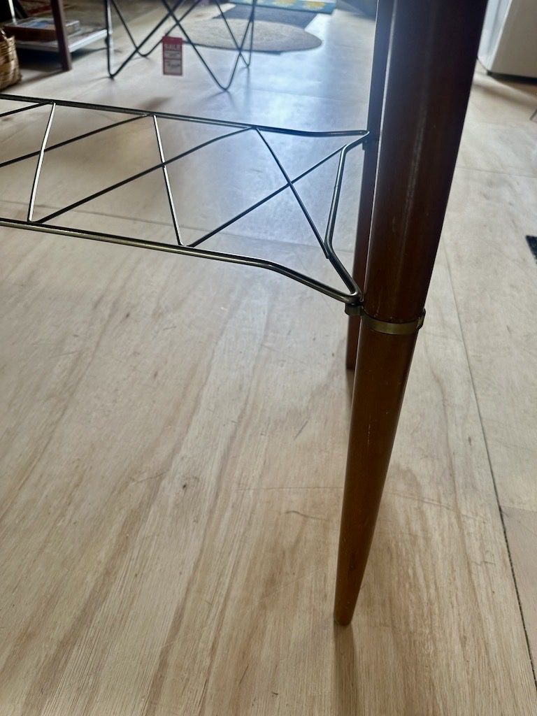 1950s Swedish Teak Coffee/Occasional Table w/Shelf - Image 7