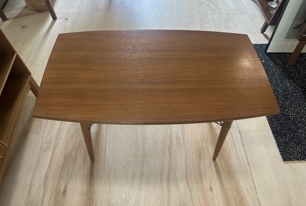 1950s Swedish Teak Coffee/Occasional Table w/Shelf - Image 5