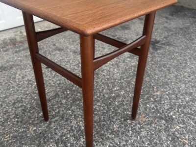 Petite Danish Teak Side Table by Kai Kristiansen