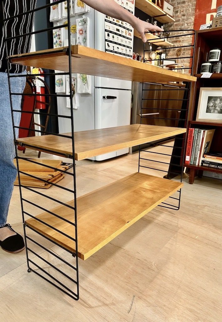 3 Wall "String"Shelving Units by Nils & Kajsa Strinning - Image 2